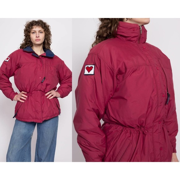 90s Y2K Patagonia Drawstring Waist‎ Puffer Ski Jacket - Women's Small - Picture 1 of 8
